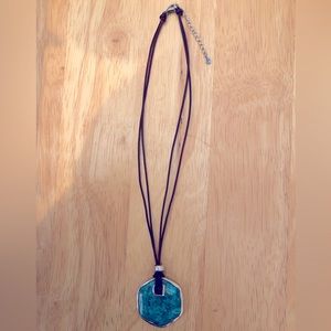 Silpada reversible turquoise & blue lapis necklace